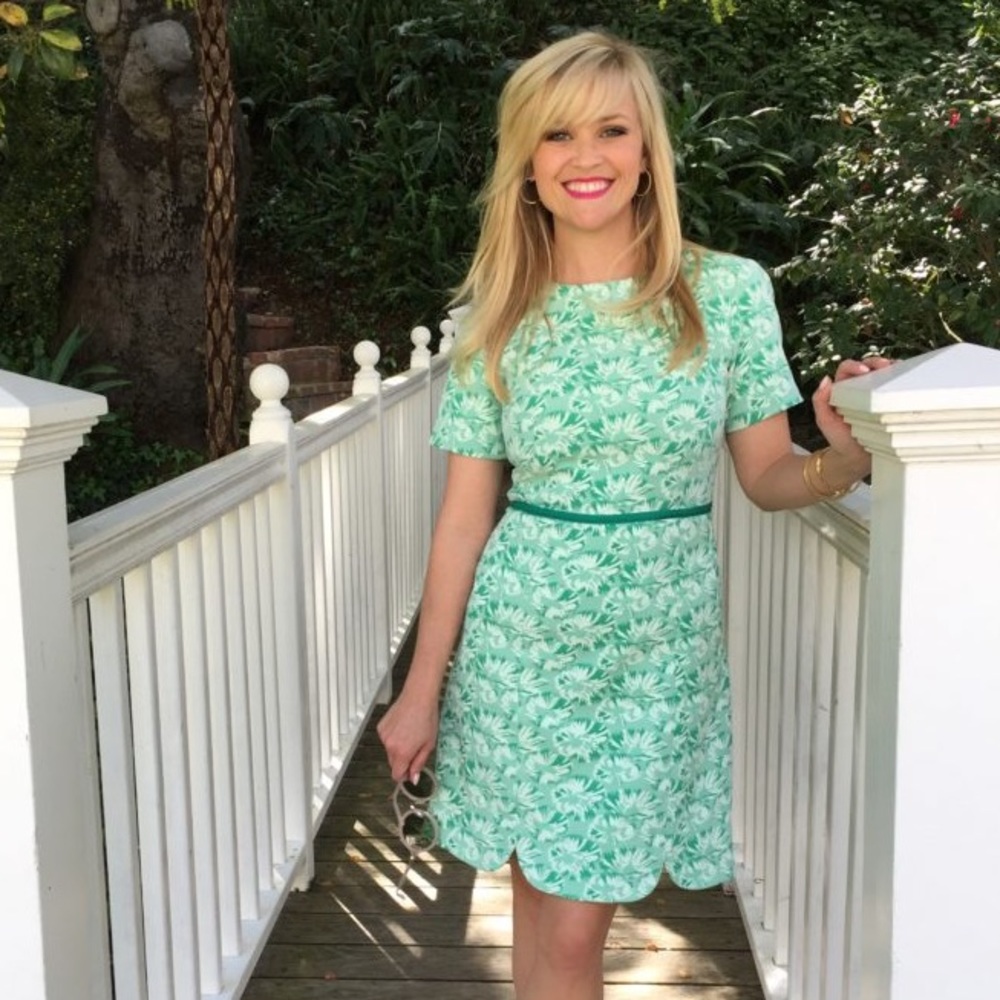 NWOT Draper James Greenhill Blossom Jacquard Dress